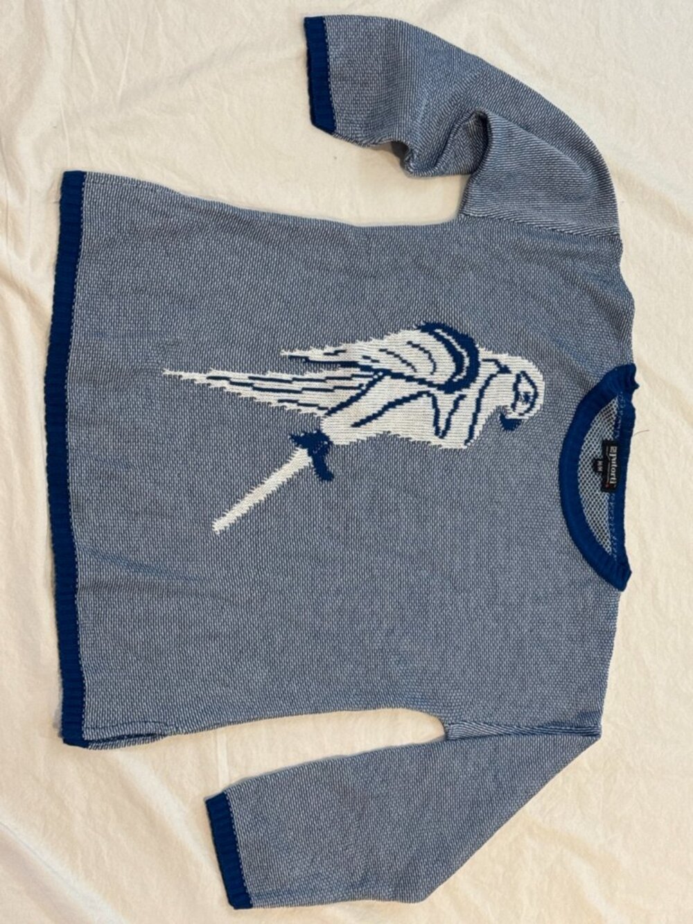Putorti Blue Parrot Knit Sweater